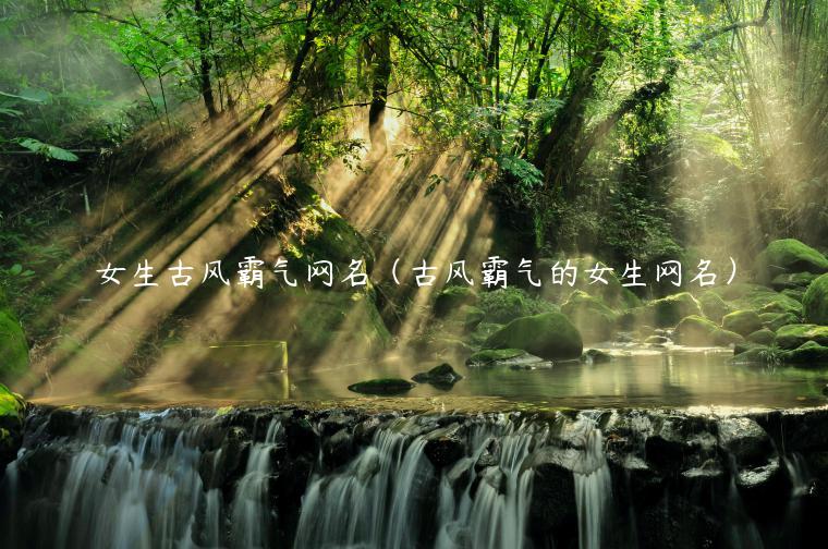 女生古风霸气网名（古风霸气的女生网名）