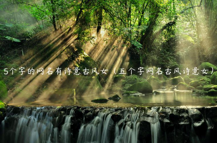 5个字的网名有诗意古风女（五个字网名古风诗意女）