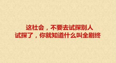 别试探人心经典语录 人心不可试探的句子